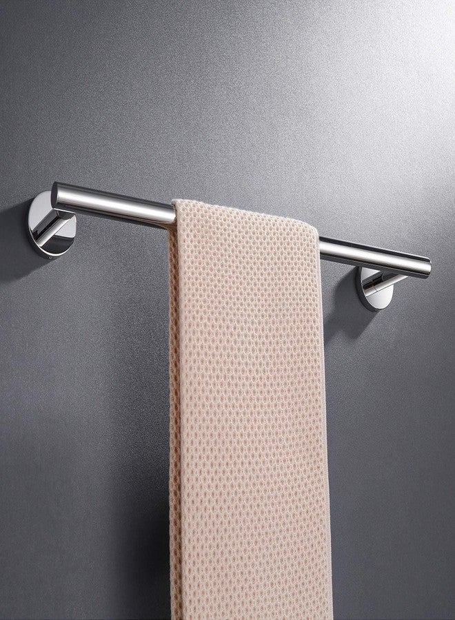 LUXIUR Towel Rod for Bathroom, 304 Grade Stainless Steel Towel Hanger for Wash Basin, Napkin Holder for Kitchen, Towel Bar 18inch, Chrome Finish - Image 4
